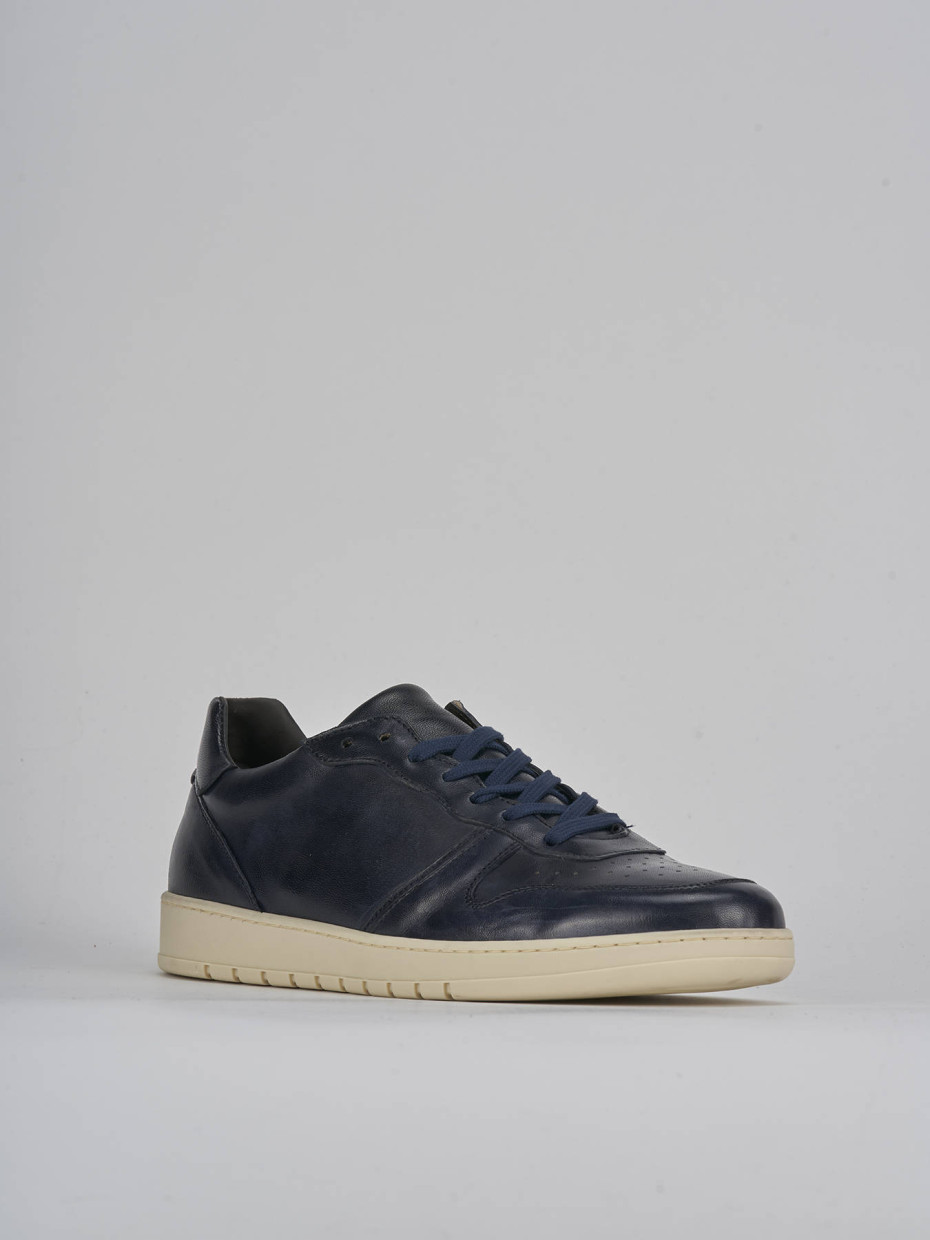 Sneakers pelle blu