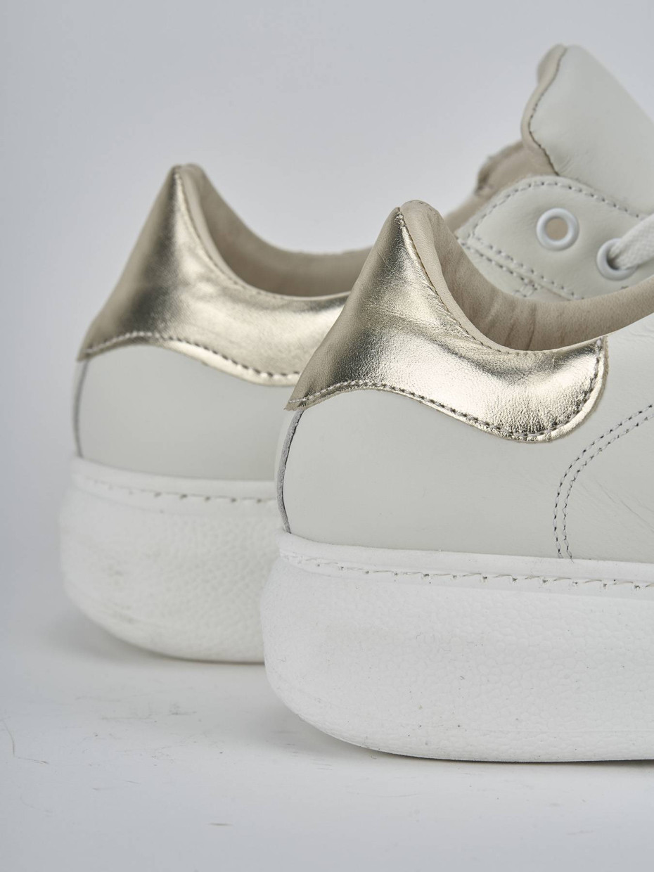 Sneakers pelle bianco