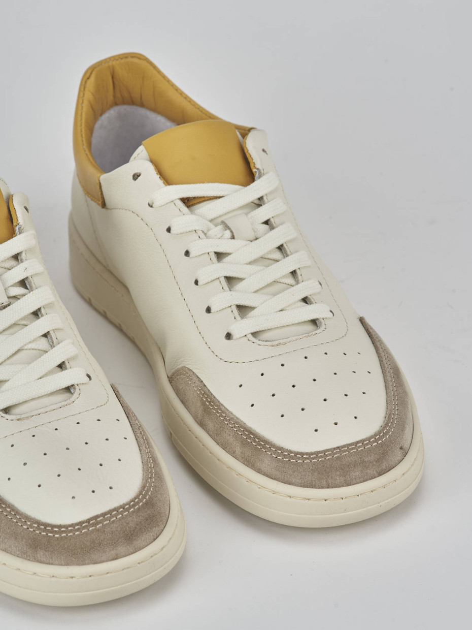 Sneakers pelle bianco