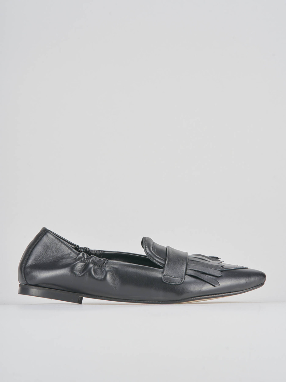 Ballerine tacco 1cm pelle nero