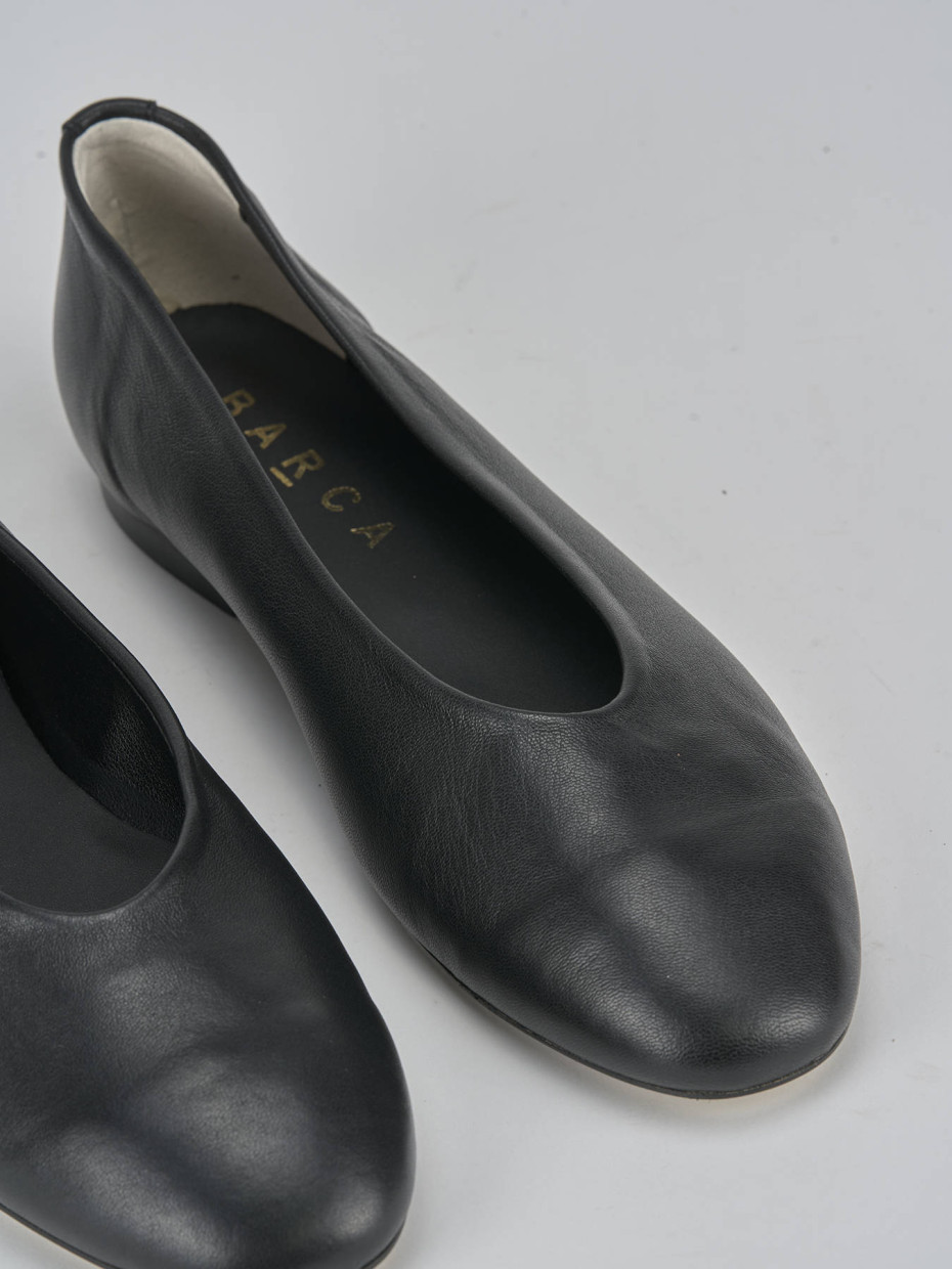 Ballerine tacco 1cm pelle nero