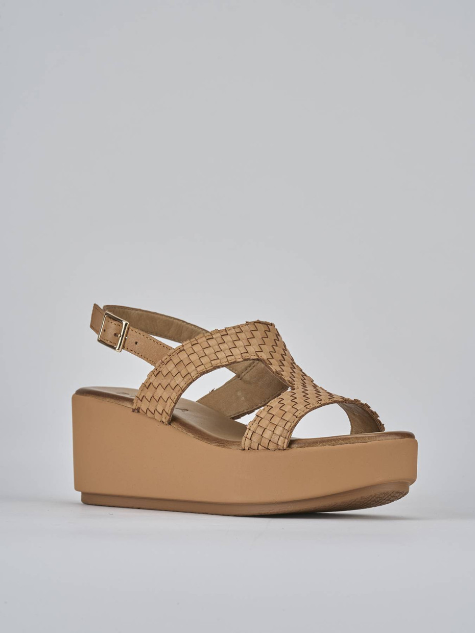 Sandali zeppa 6 cm hot sale