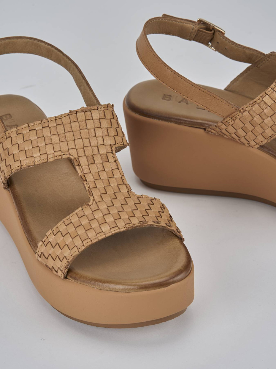 Sandali zeppa 6 cm hot sale