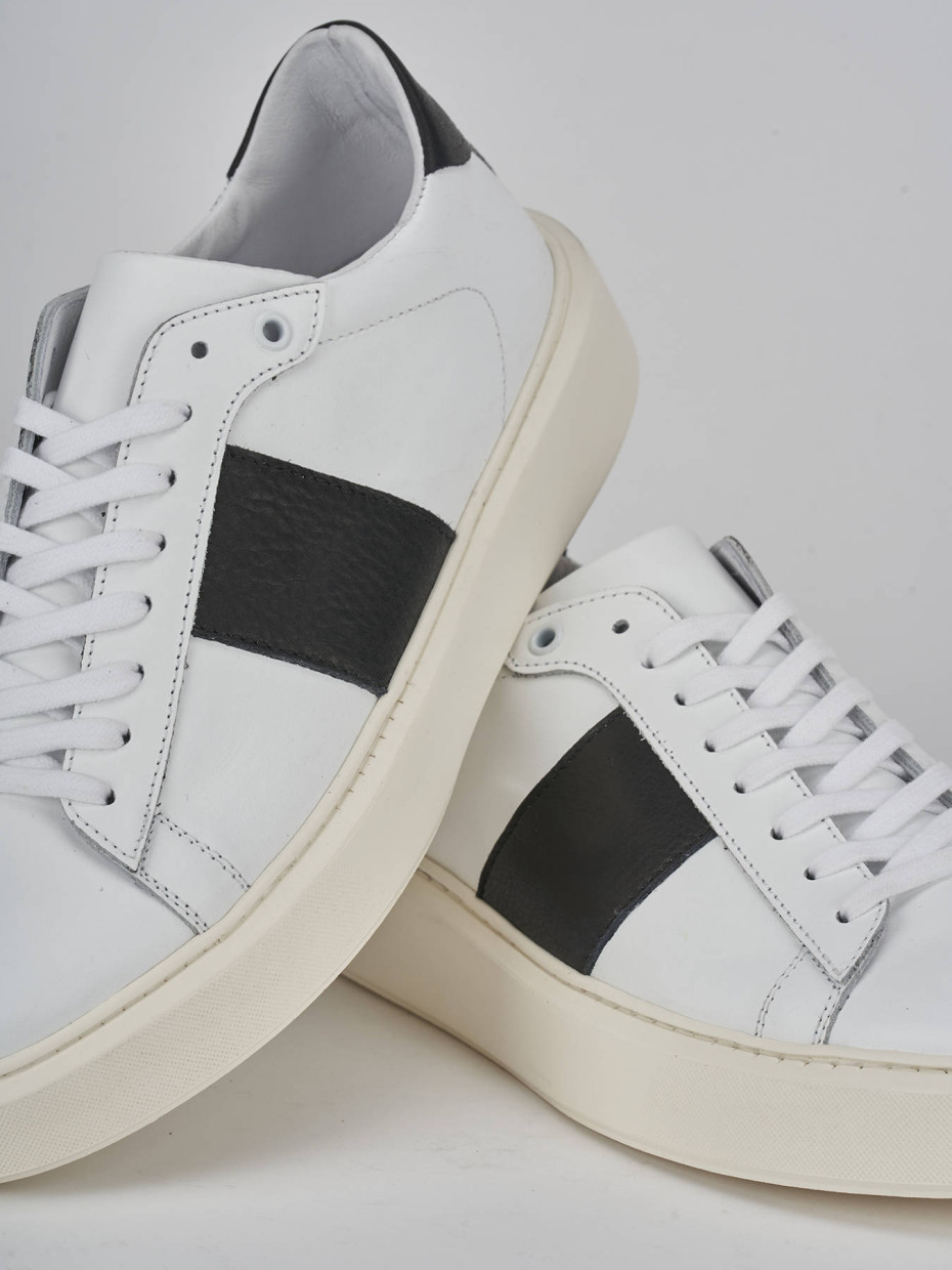 Sneakers pelle bianco