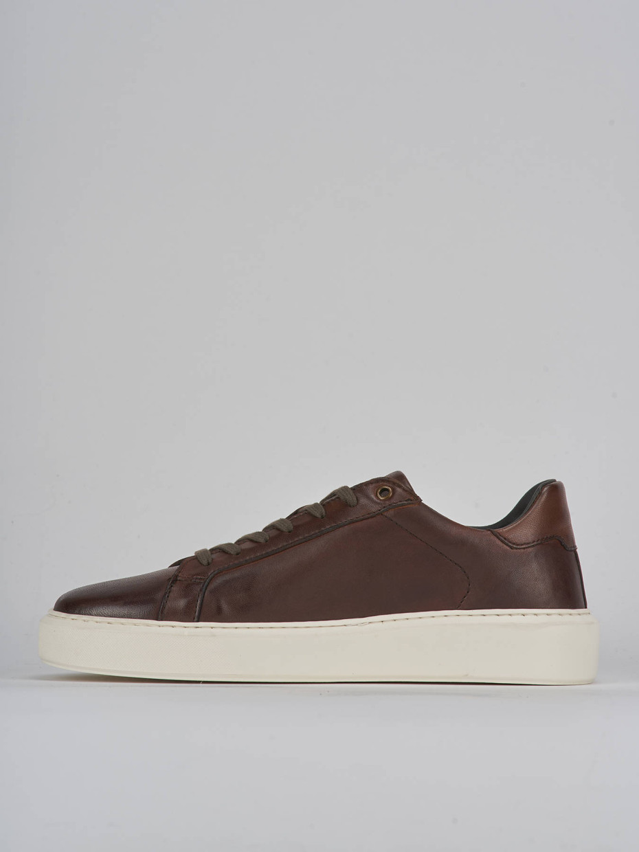 Sneakers pelle marrone