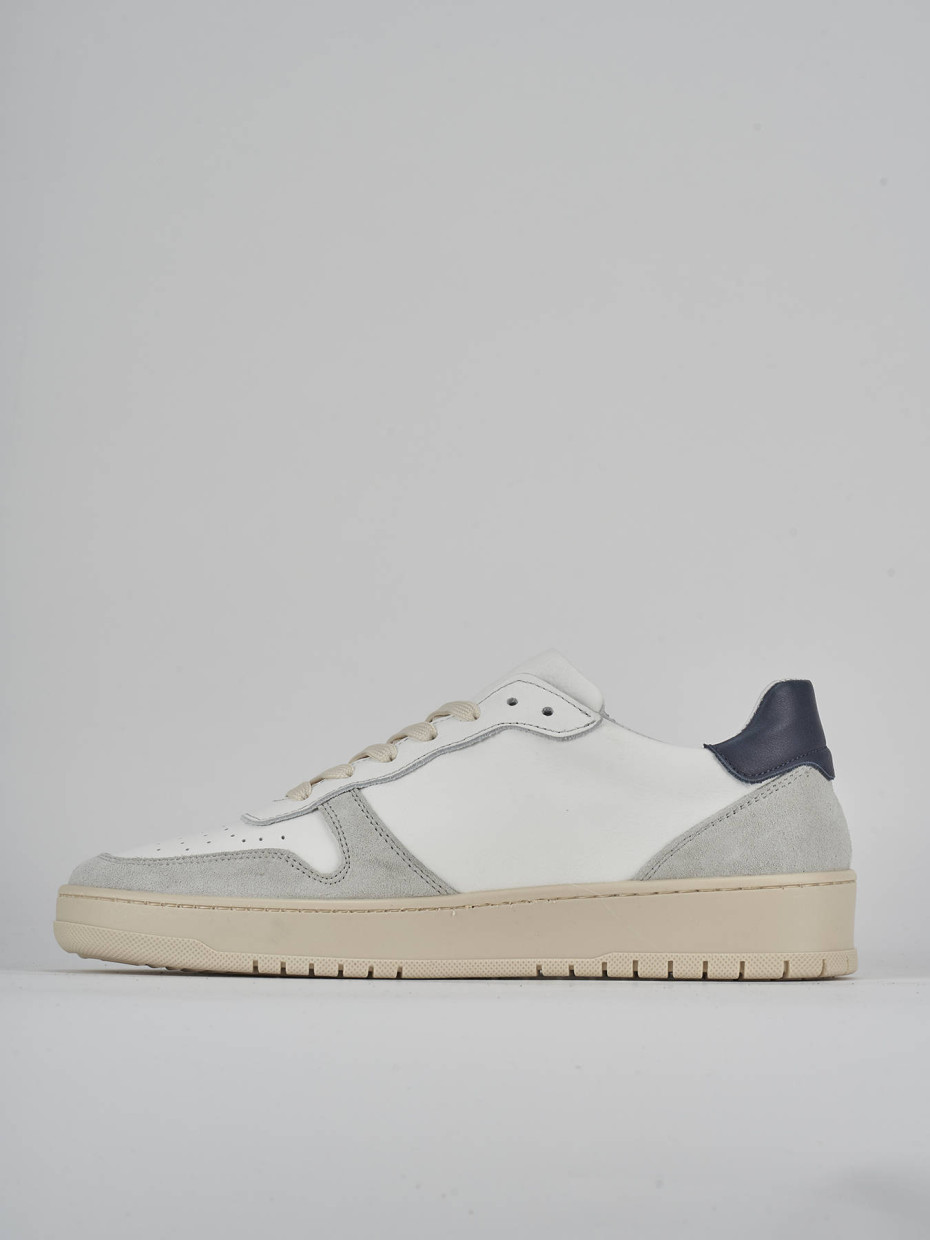 Sneakers pelle bianco