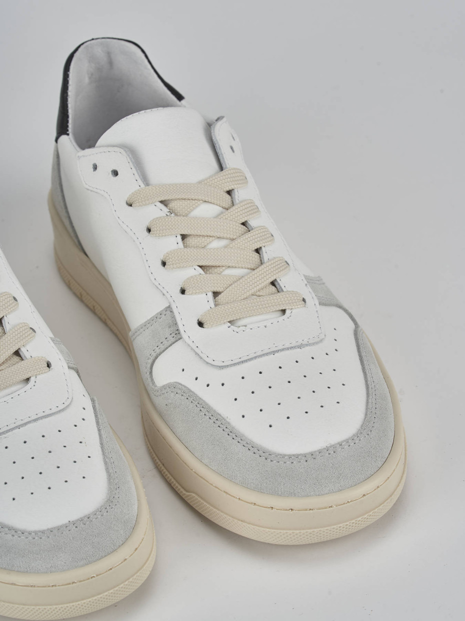 Sneakers pelle bianco