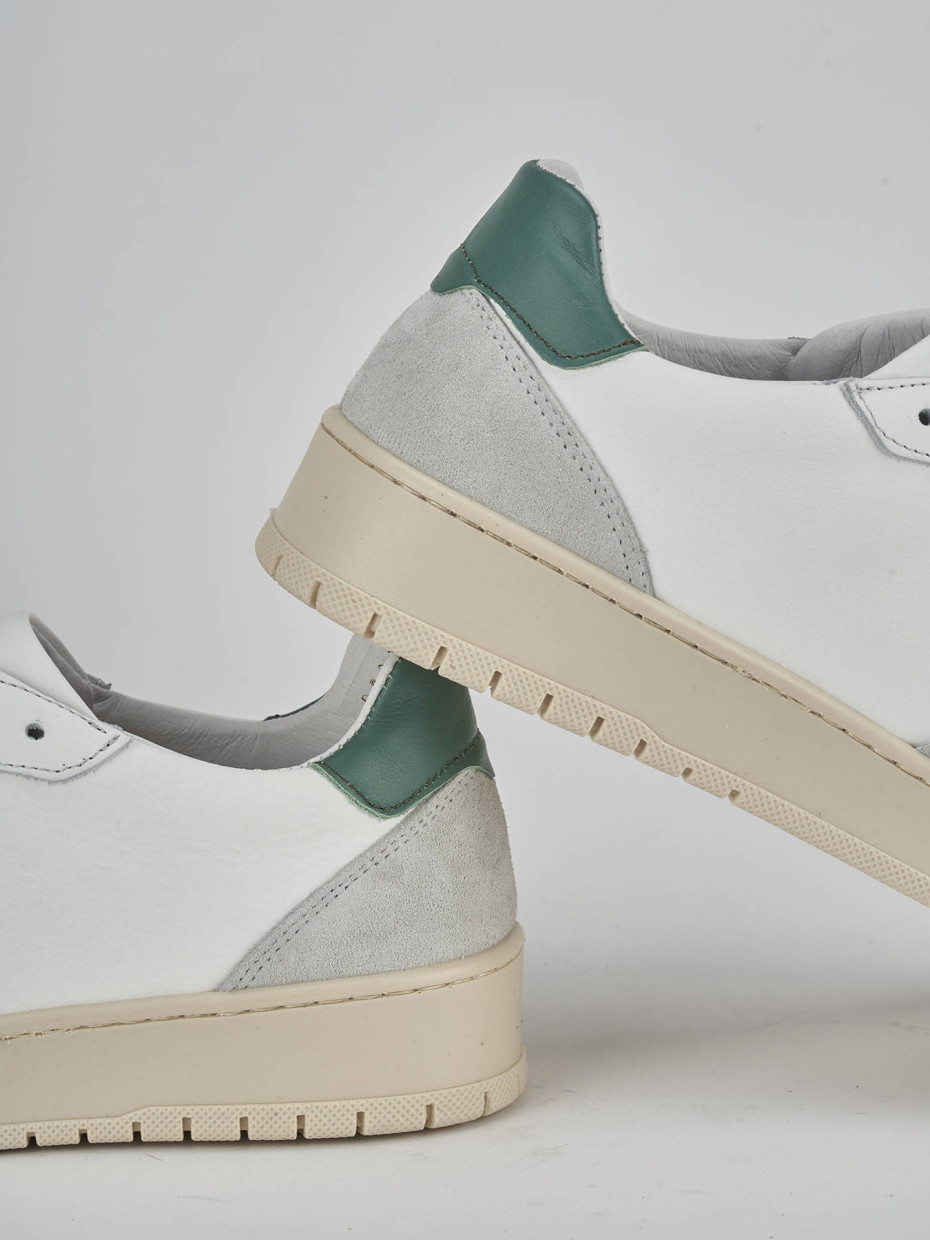 Sneakers pelle bianco