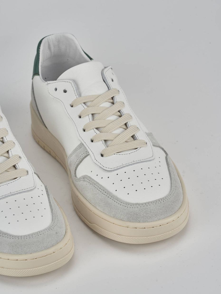 Sneakers pelle bianco