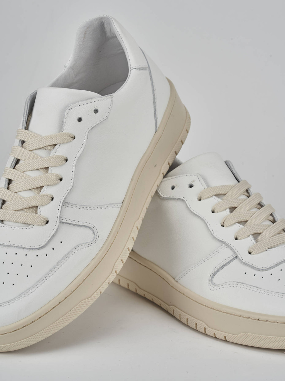 Sneakers pelle bianco