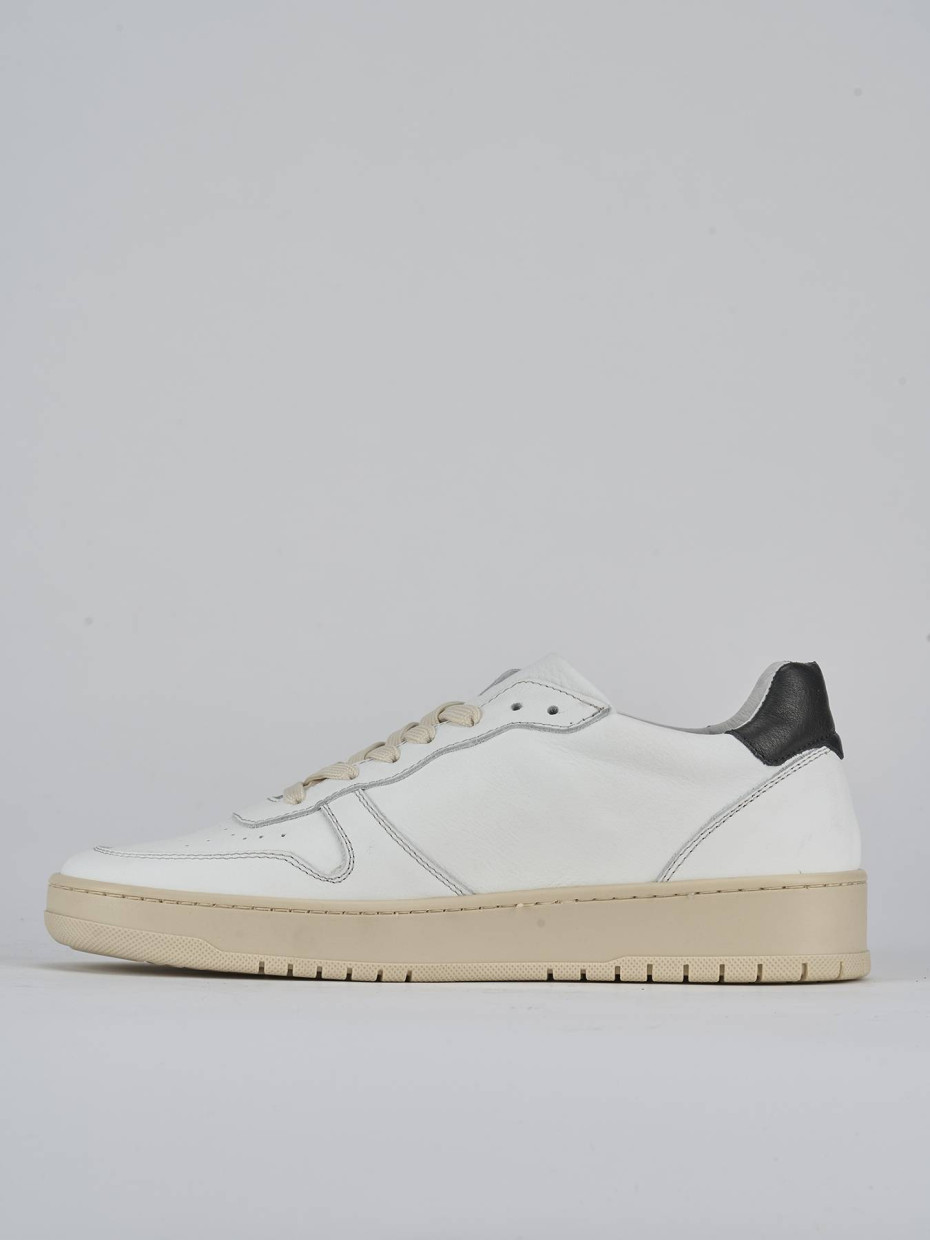 Sneakers pelle bianco