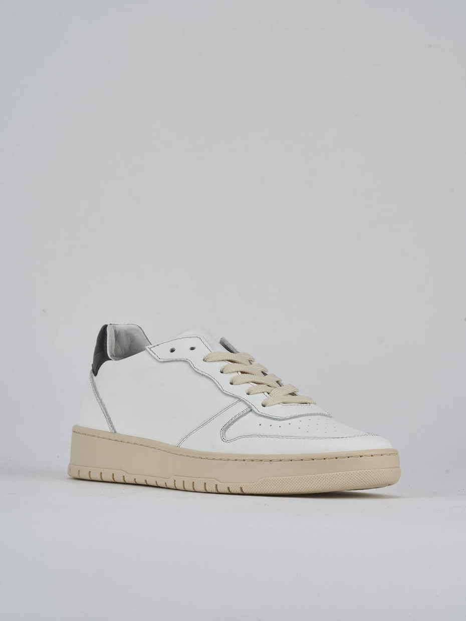 Sneakers pelle bianco