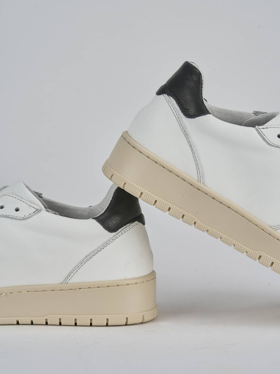 Sneakers pelle bianco