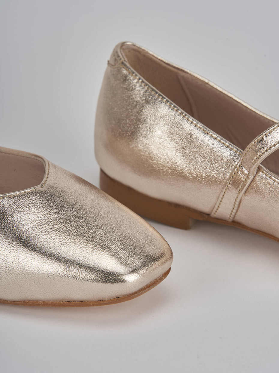 Scarpe ballerine oro sale