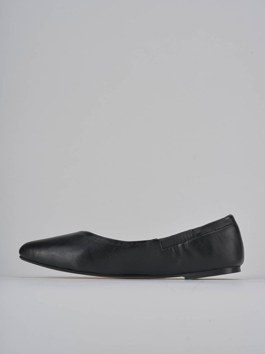 Ballerine tacco 1cm pelle nero