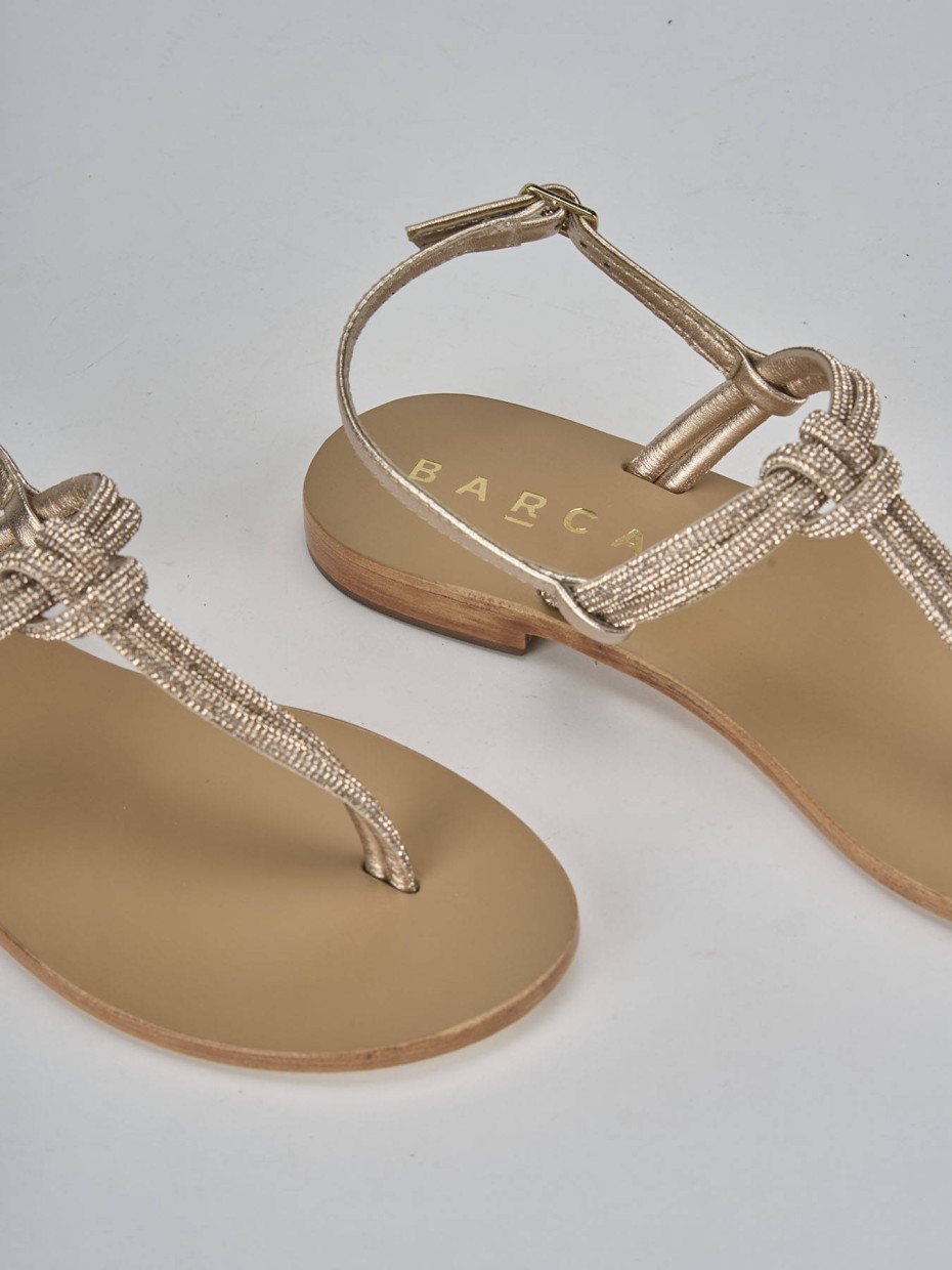 Sandali tacco 1cm pelle rosa