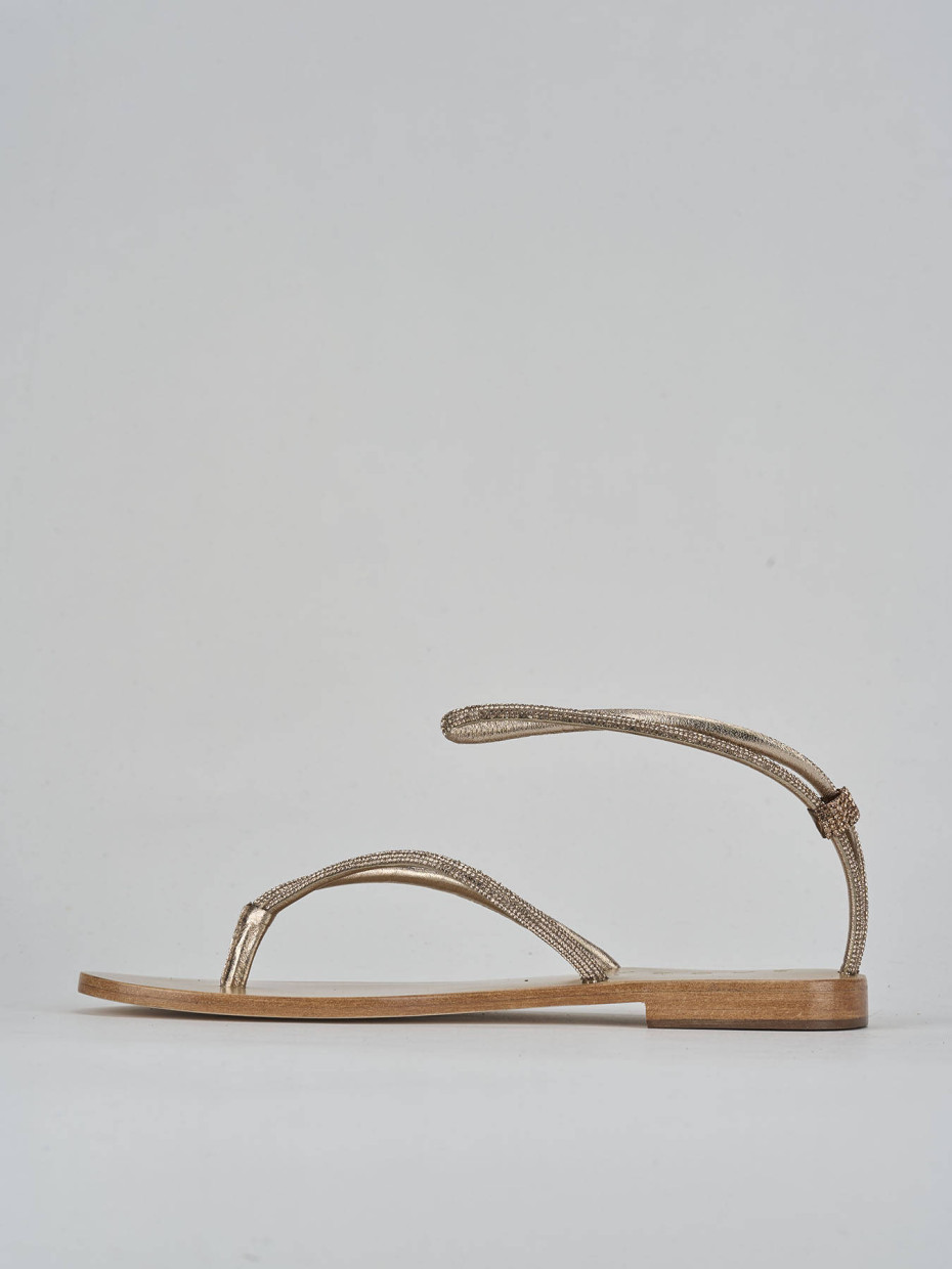 Sandali tacco 1cm pelle rosa