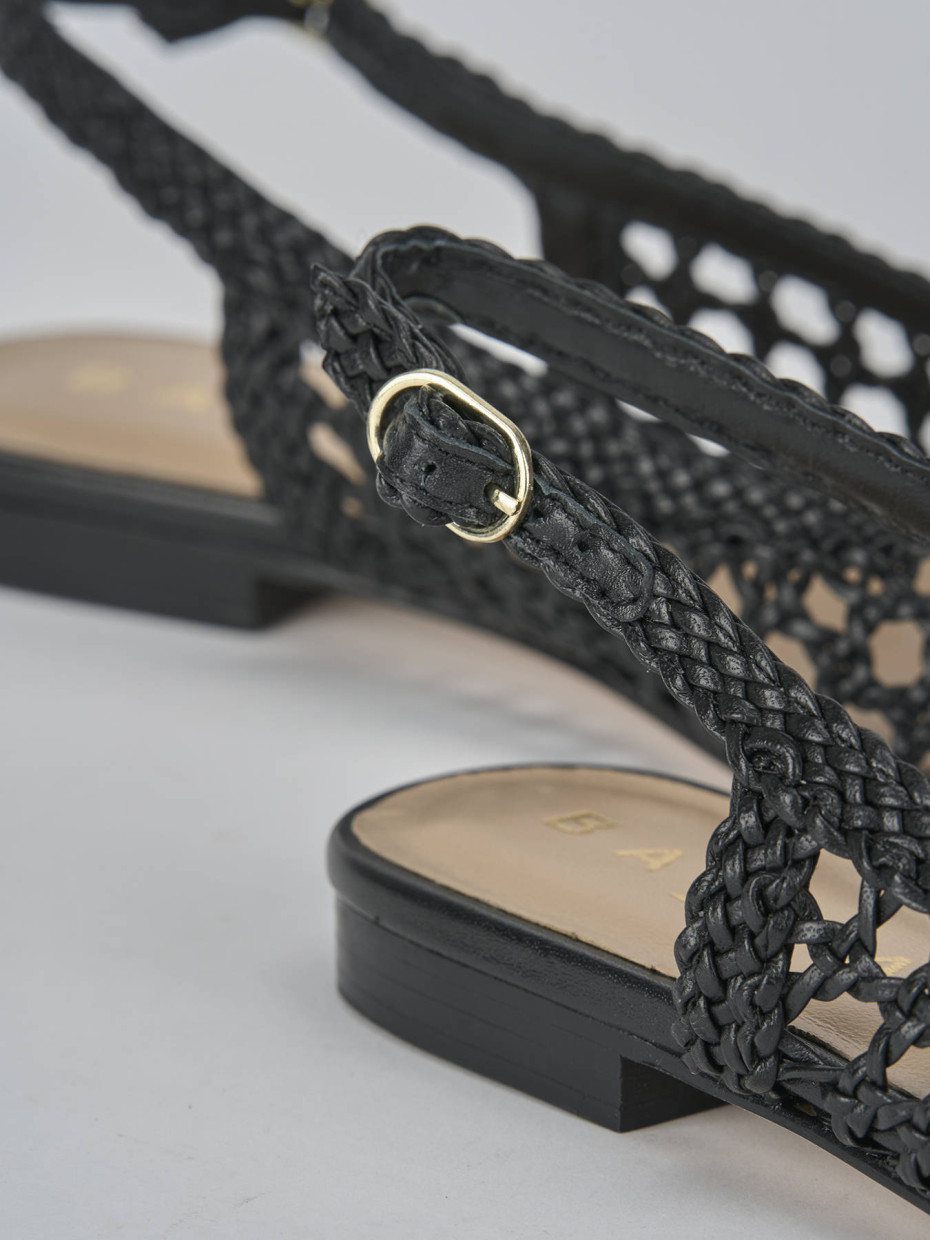 Ballerine tacco 1cm pelle nero