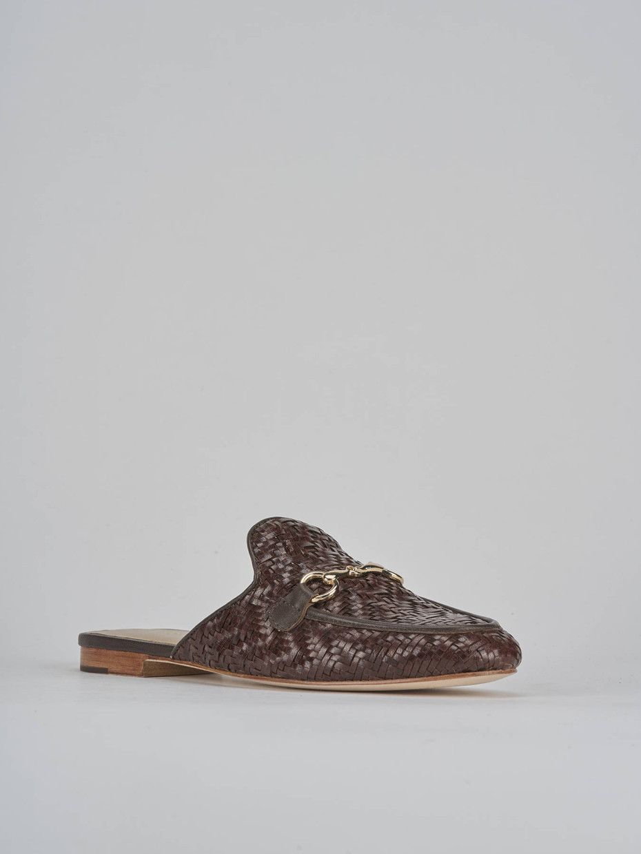Sabot tacco 1cm pelle testa Barca Stores