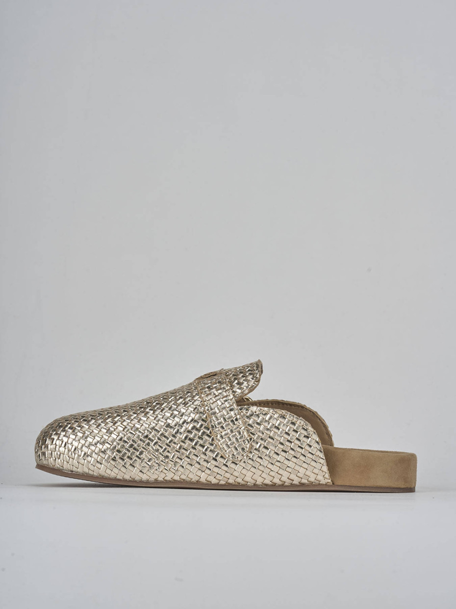 Sabot pelle oro