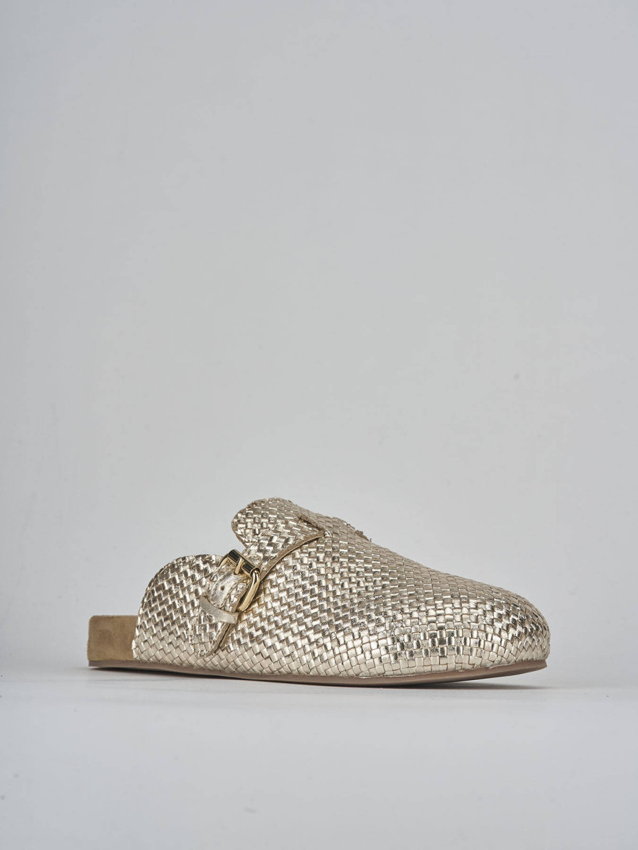 Sabot pelle oro