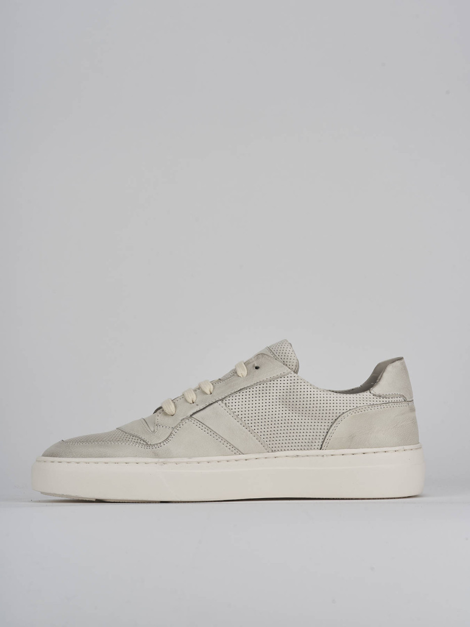 Sneakers pelle bianco