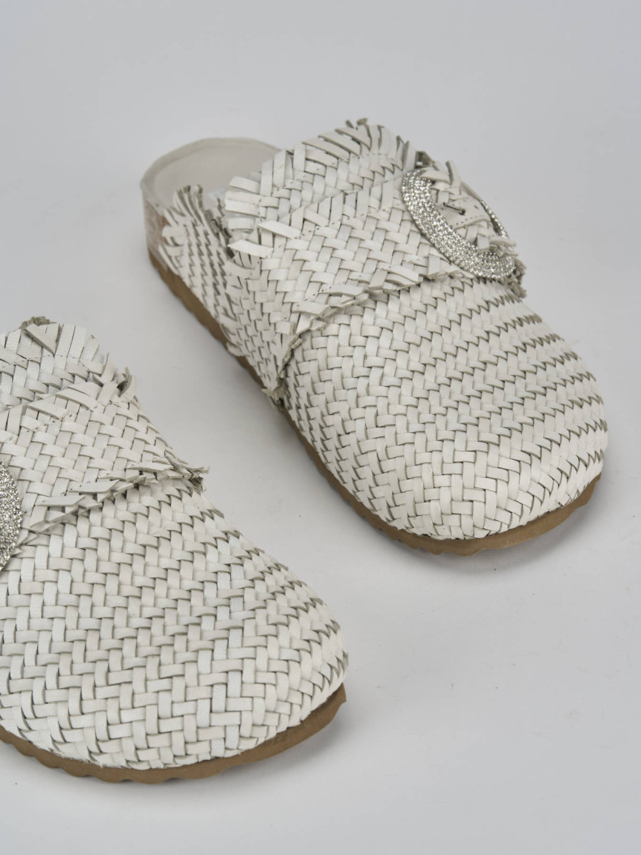 Sabot pelle beige