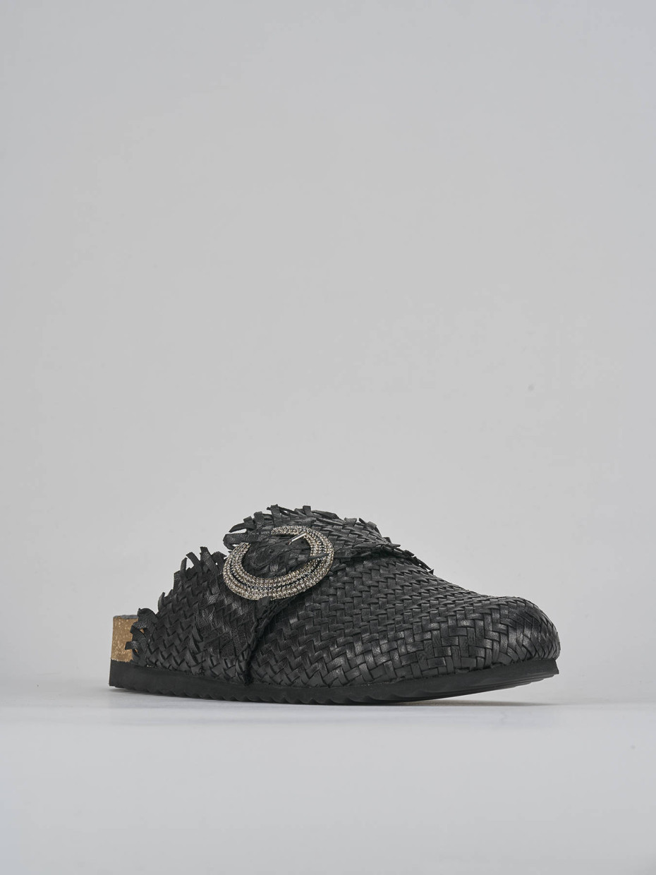 Sabot pelle nero