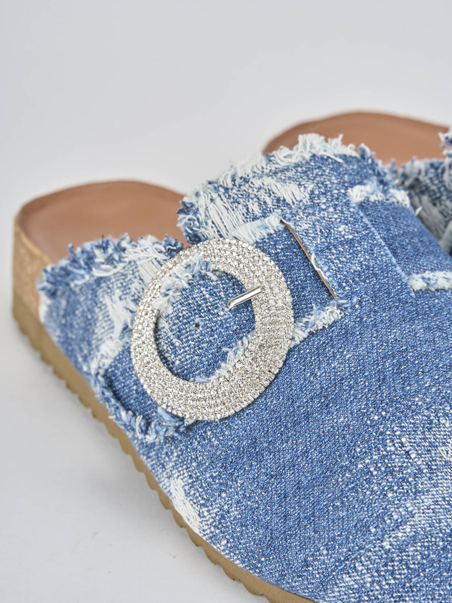 Sabot pelle jeans