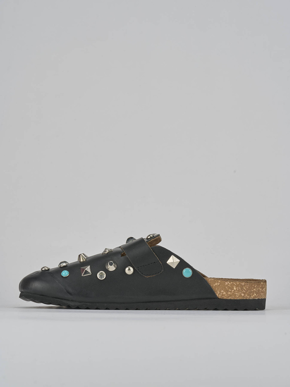 Sabot pelle nero