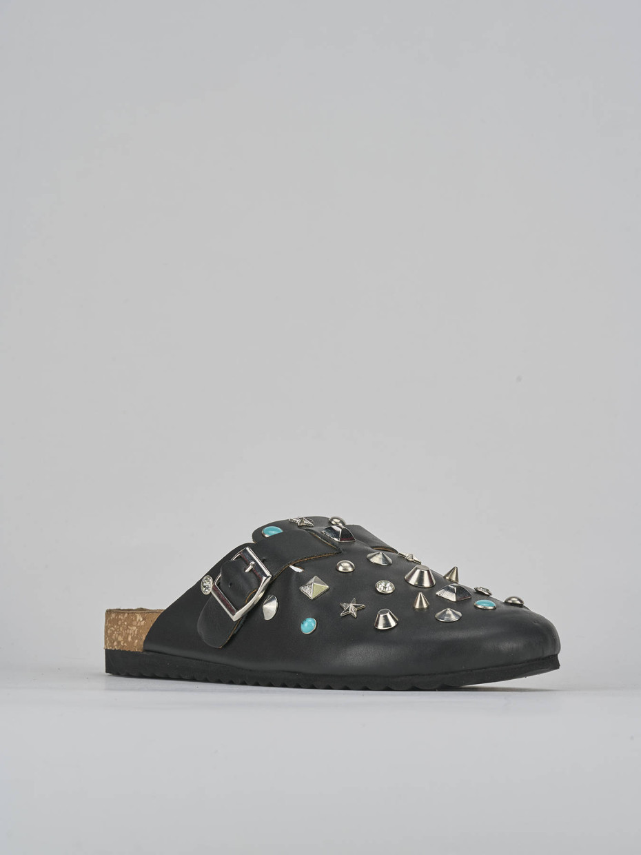Sabot nero pelle deals