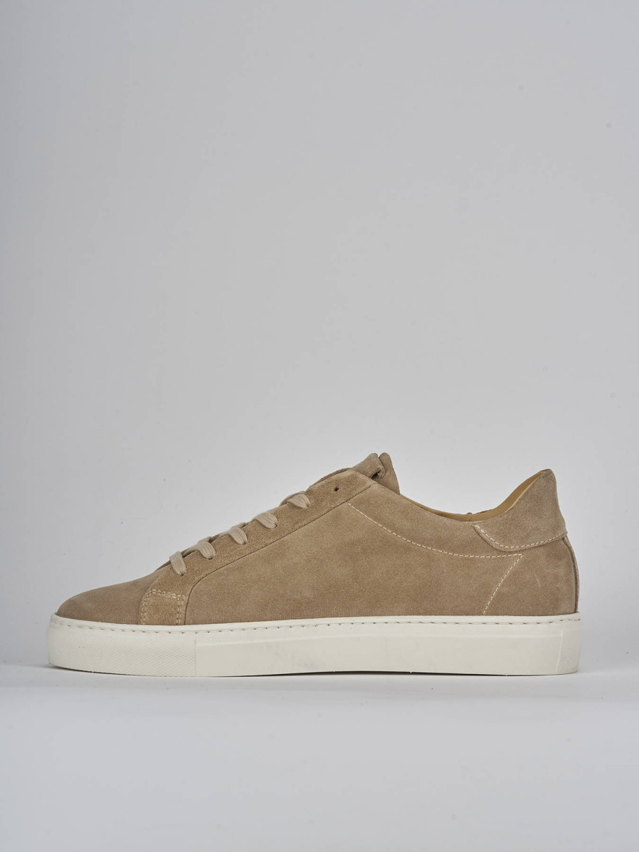 Sneakers camoscio beige