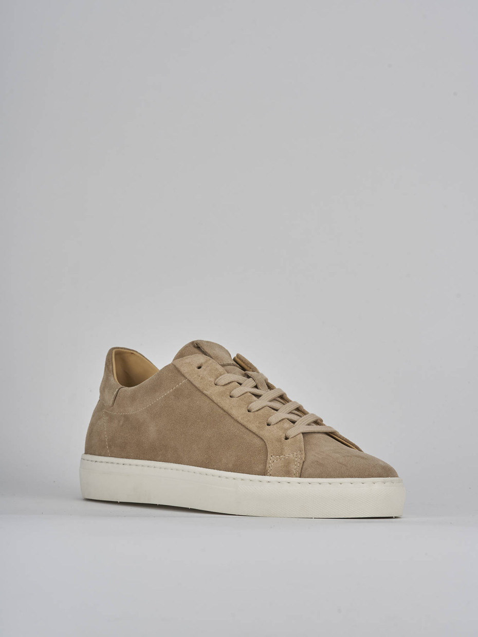 Sneakers camoscio beige