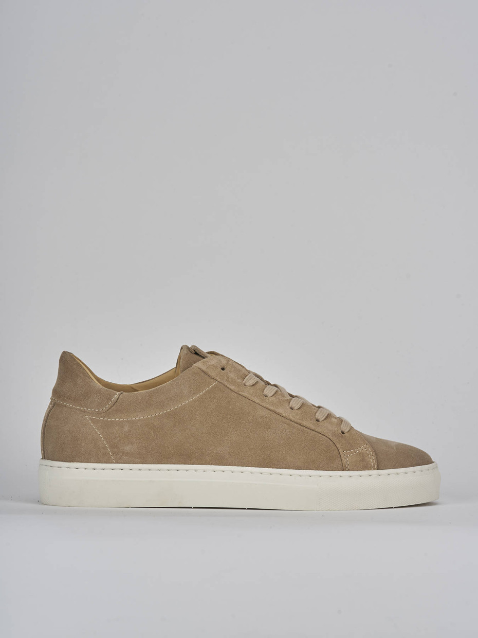 Sneakers camoscio beige