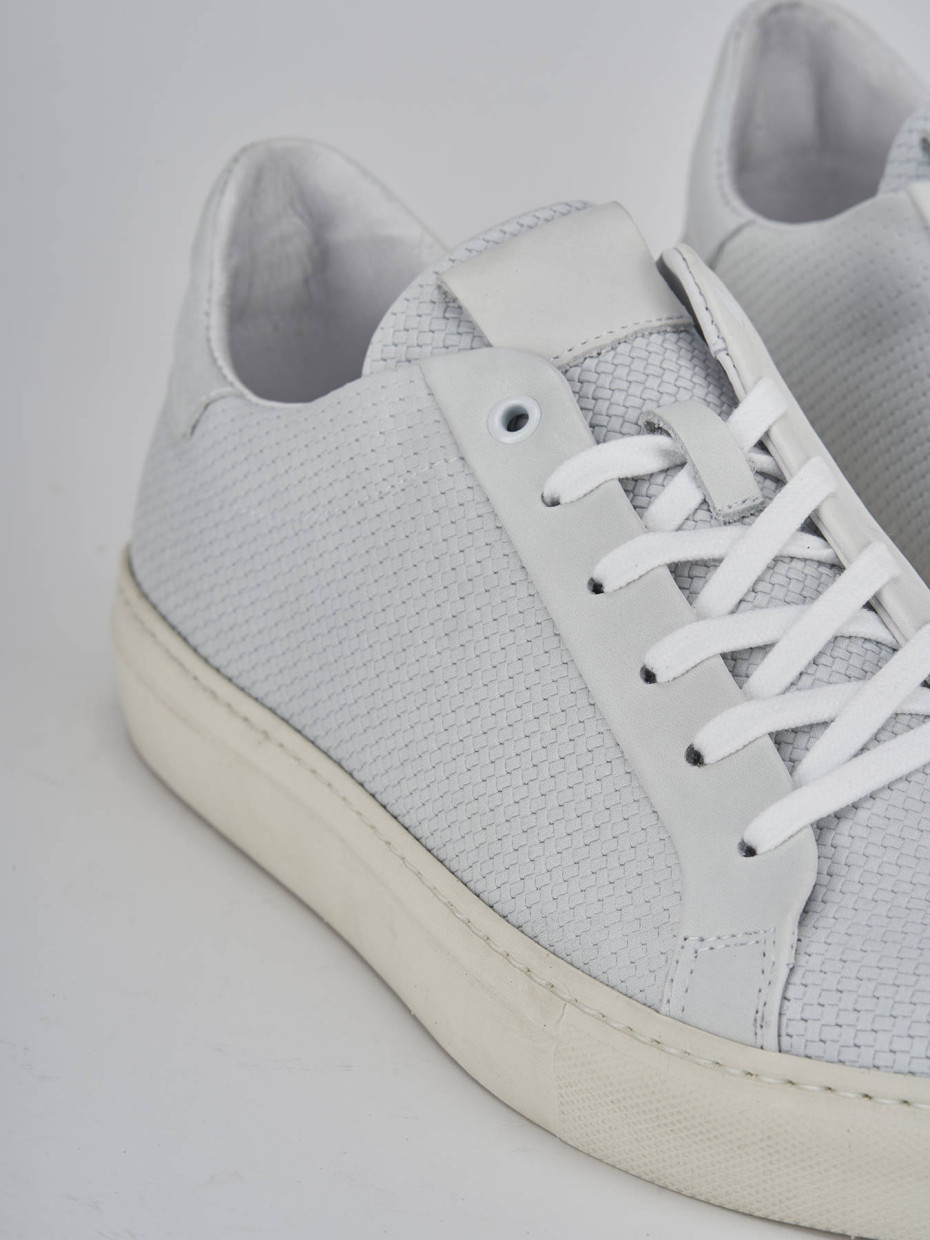 Sneakers pelle bianco