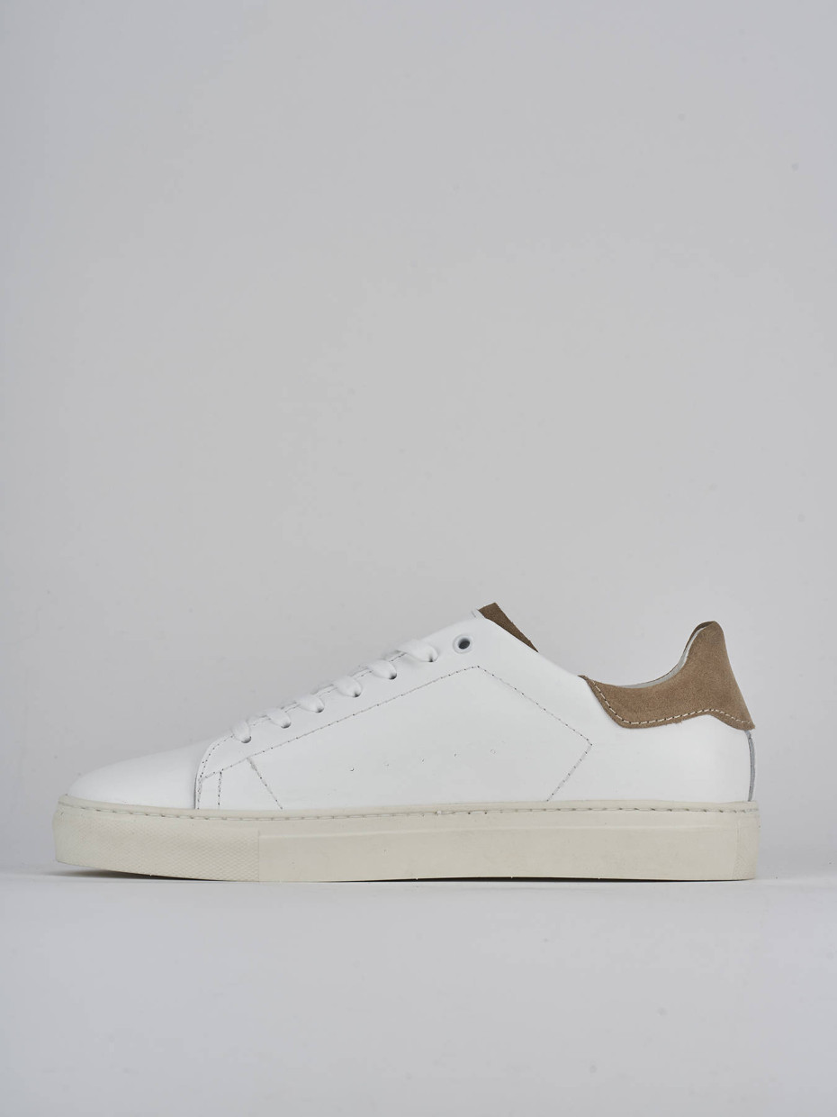 Sneakers pelle bianco