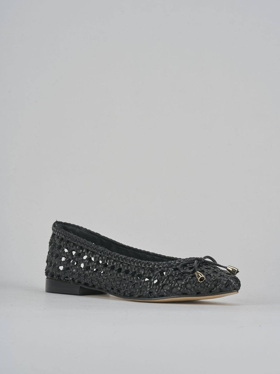 Ballerine tacco 1cm pelle nero