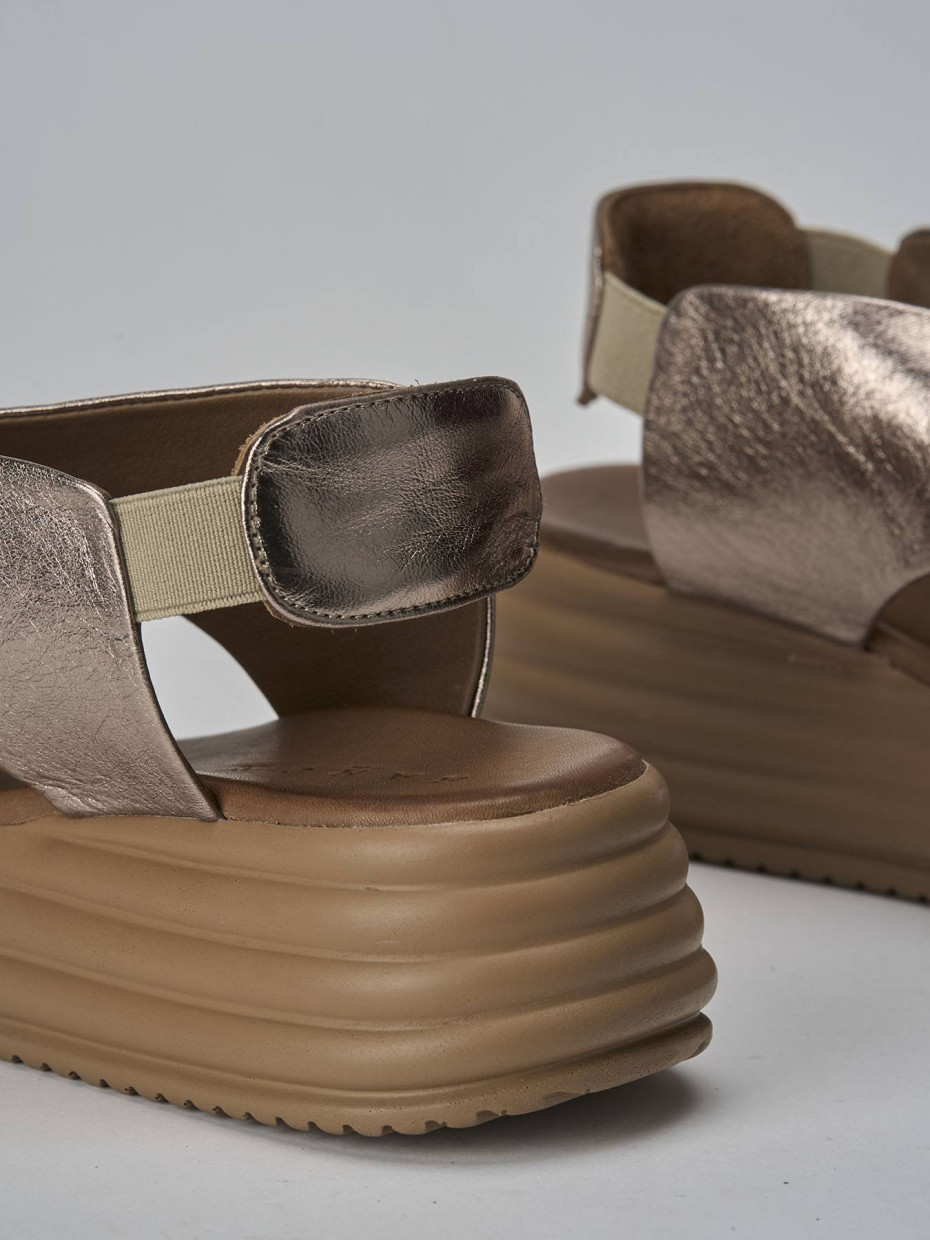 Sandali zeppa 5 cm outlet