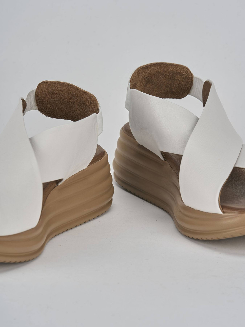 Sandali zeppa 5 cm outlet