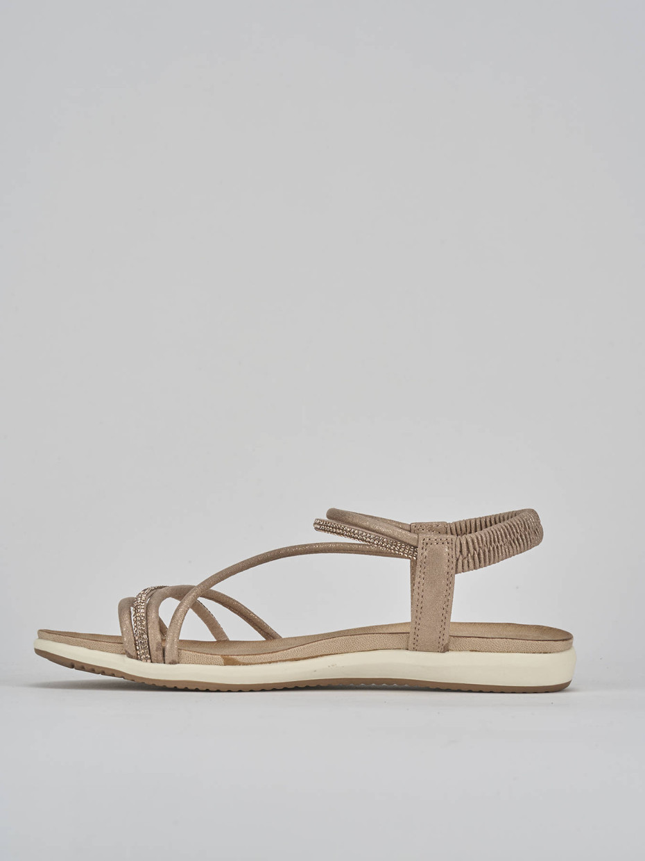 Sandali tacco 2cm pelle rosa