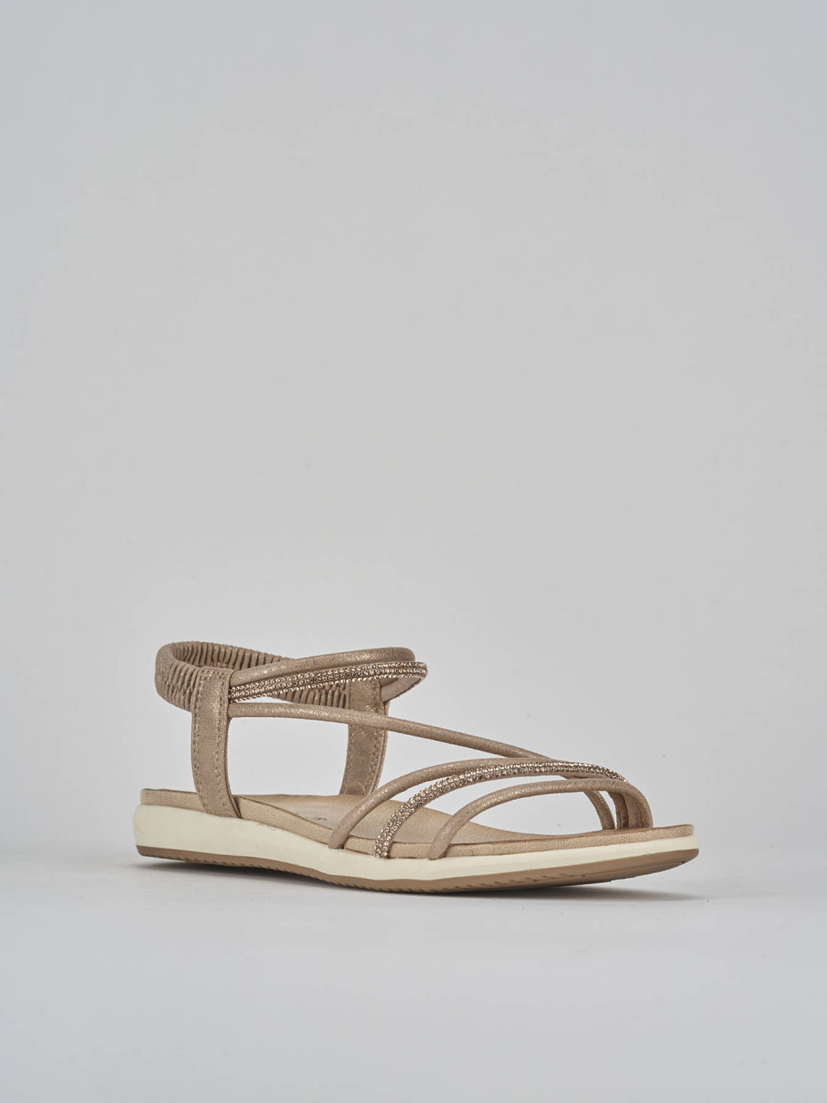 Sandali tacco 2cm pelle rosa