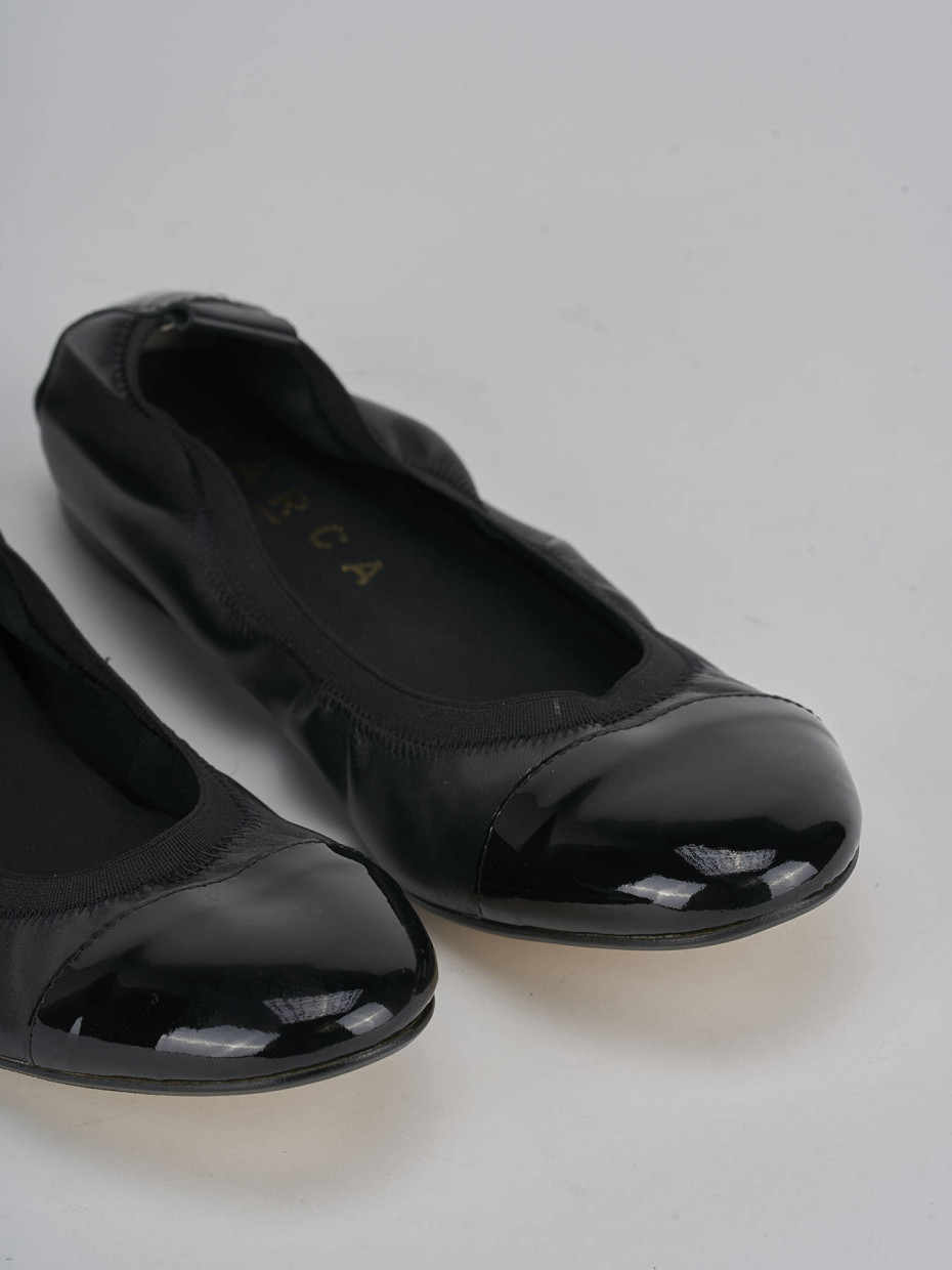 Ballerine tacco 1cm pelle nero