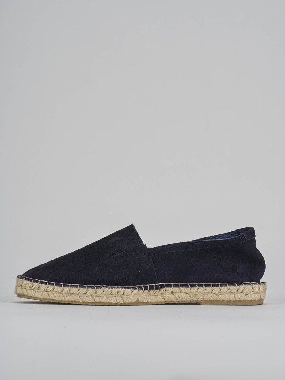 Mocassini camoscio blu