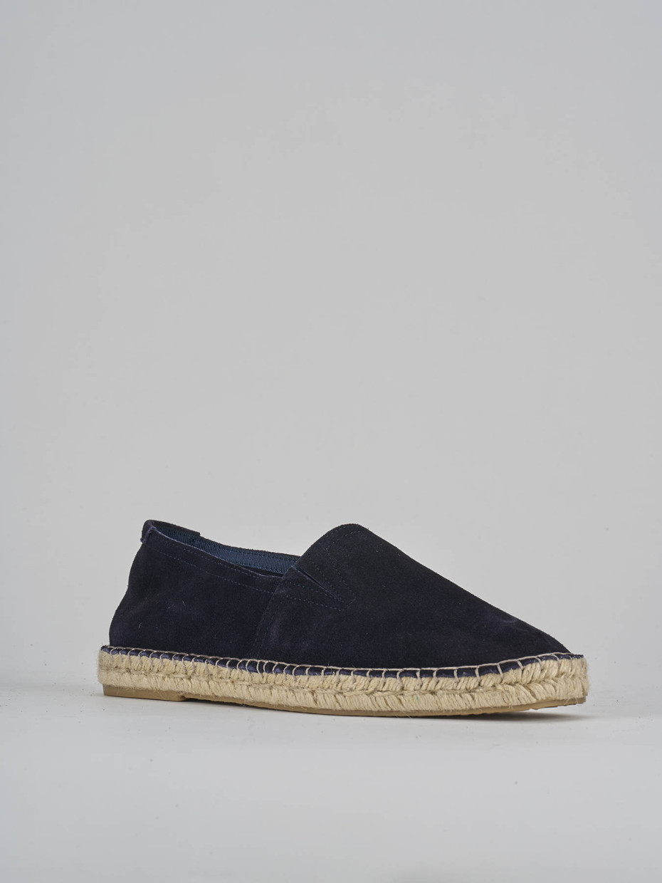Mocassini camoscio blu