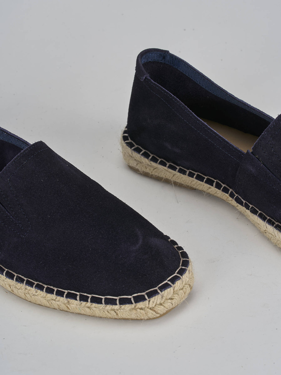 Mocassini camoscio blu