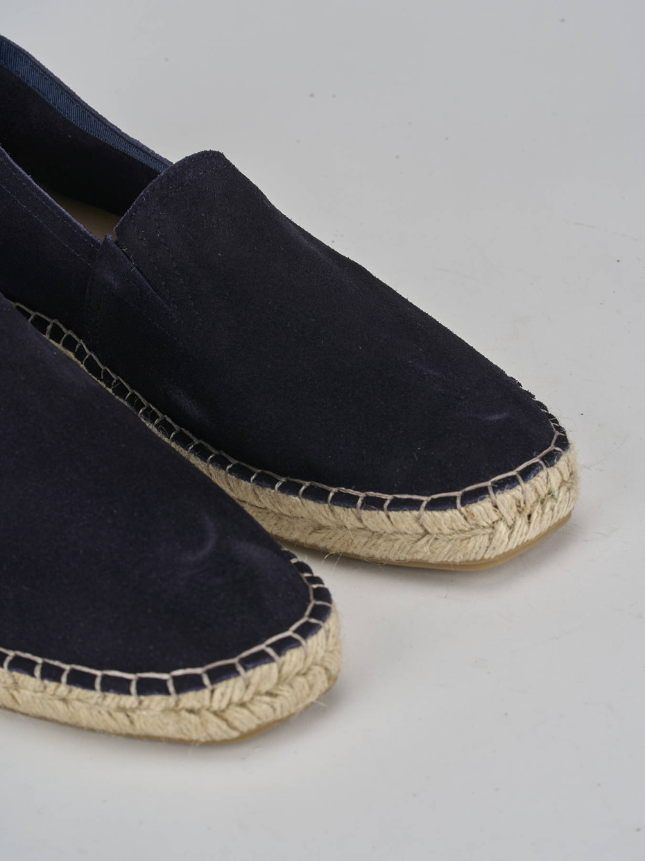 Mocassini camoscio blu