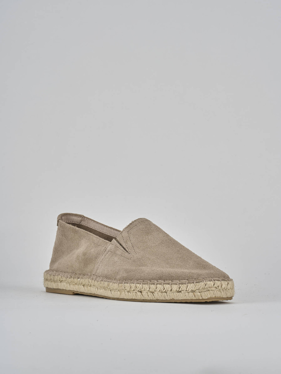 Mocassini camoscio beige