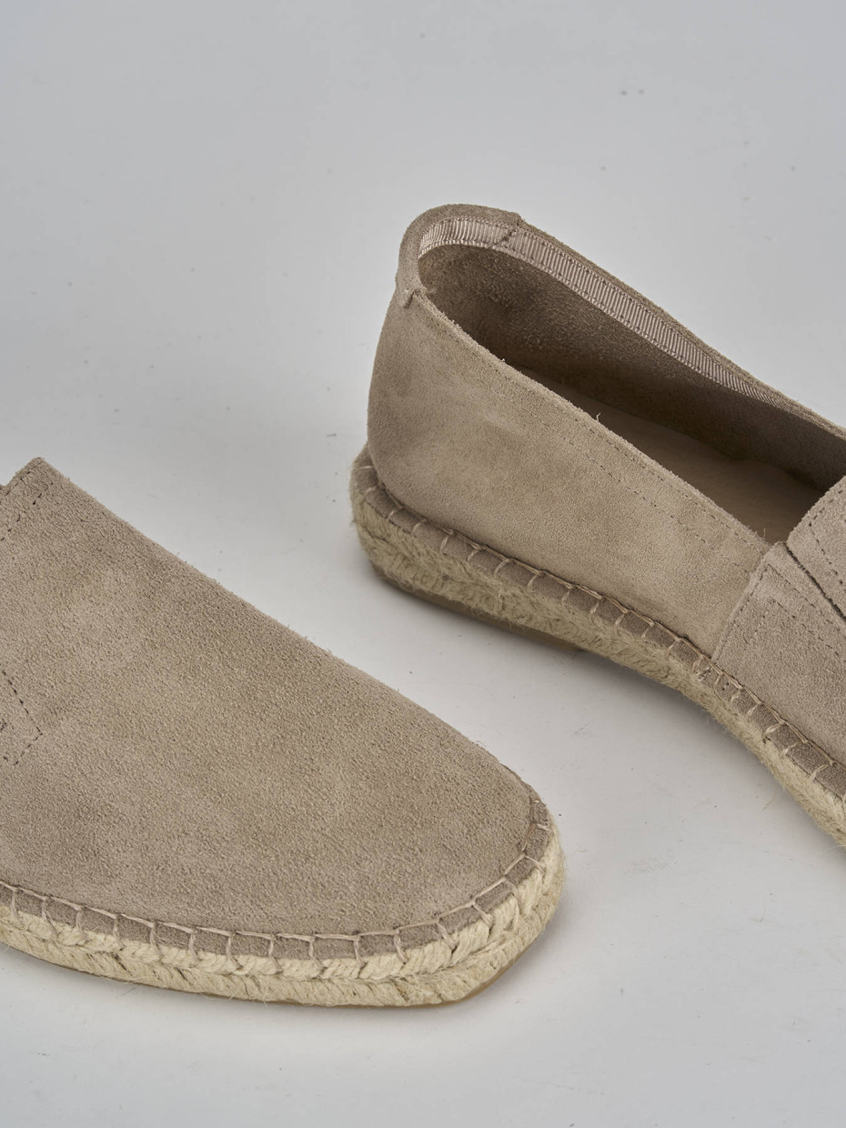 Mocassini camoscio beige