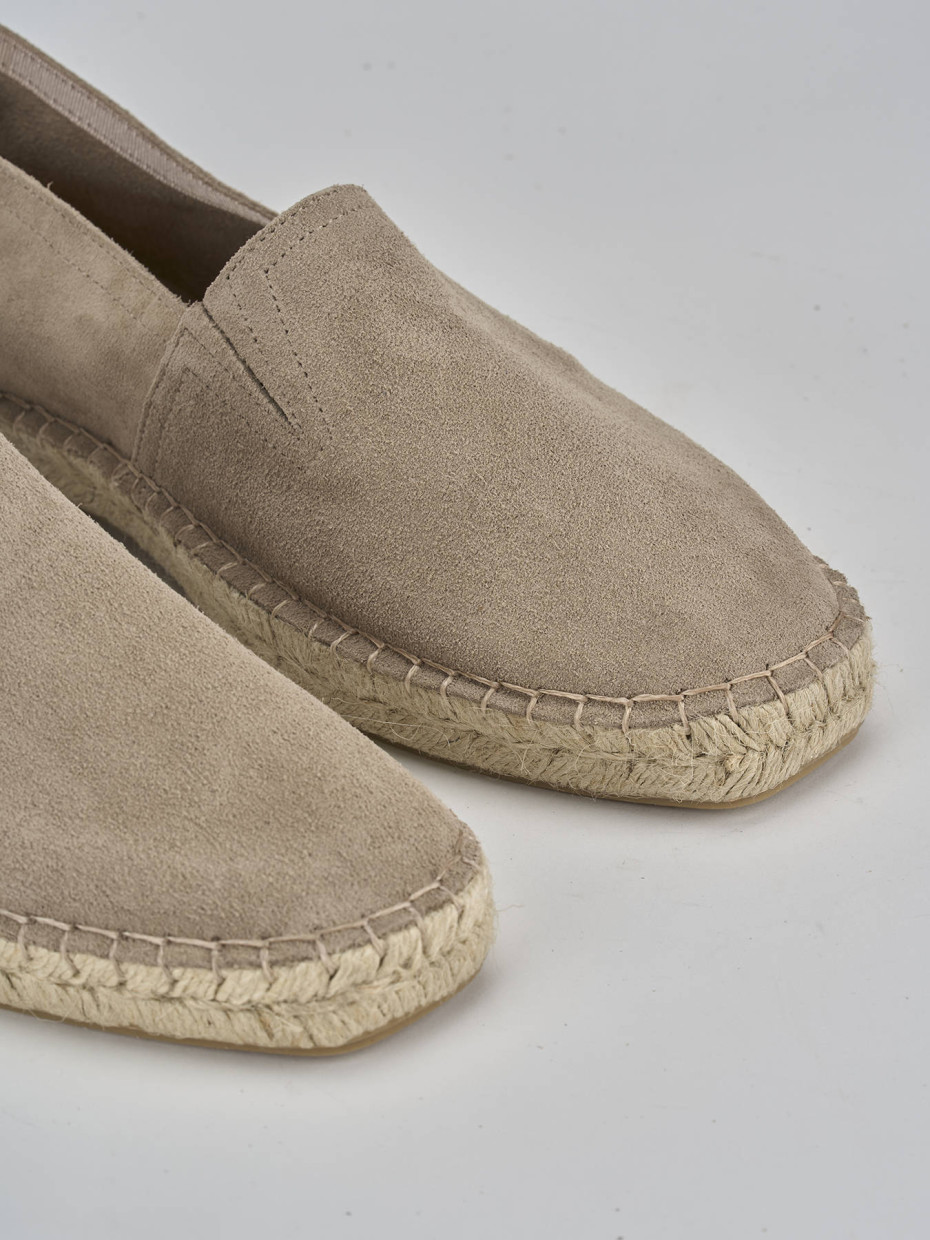 Mocassini camoscio beige