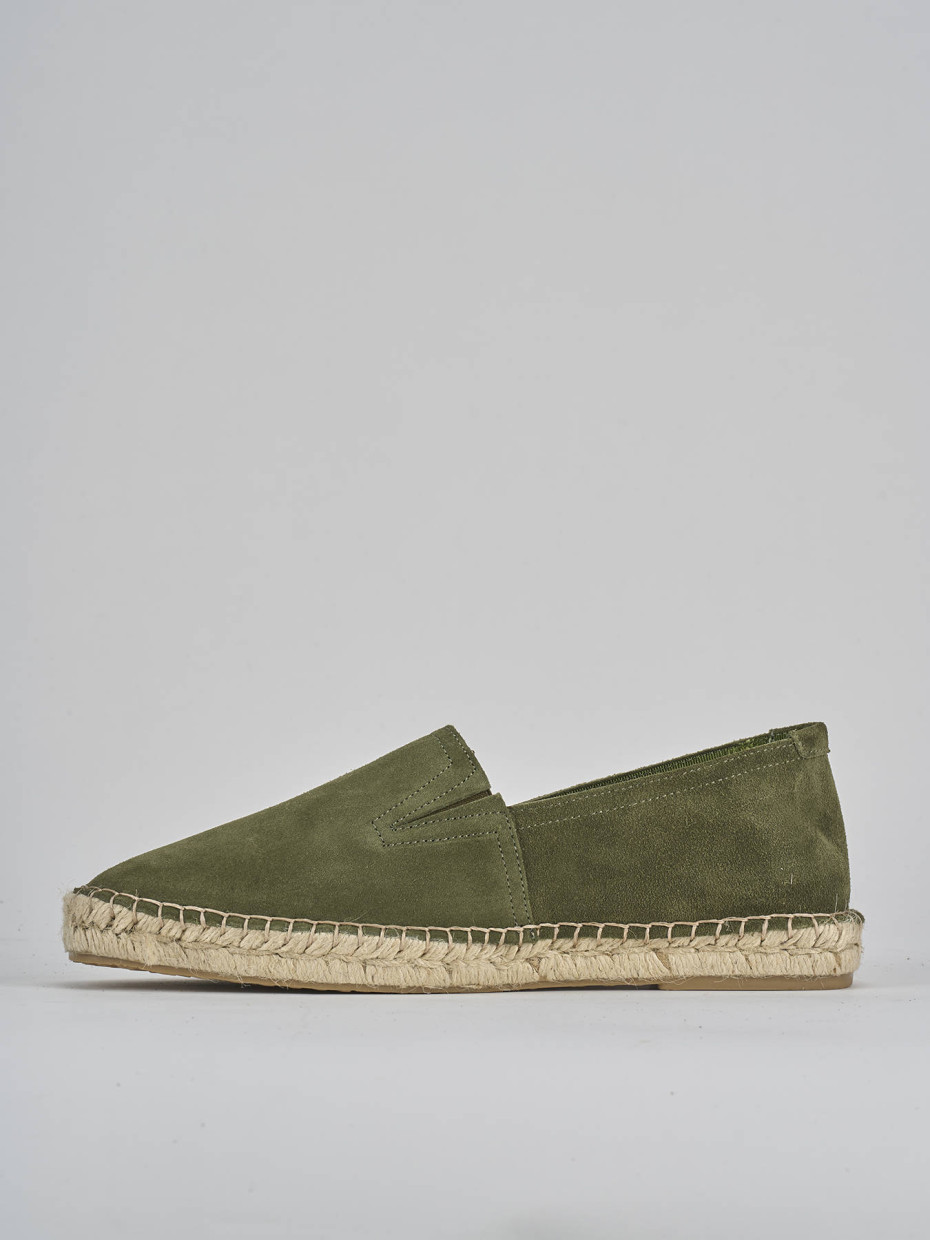 Mocassini camoscio verde